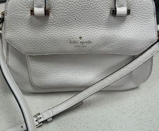 White handbag genuine Kate spade