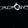 Vintage Sterling Silver 925 Chain Bracelet 7,4" - 2,9g Image 3