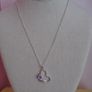 Heart/flower pendant.Jewellery,Gift,Necklace,free post Image 2
