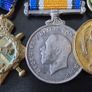 WWI and WWII British Army and Australian Army service medals bar miniature Image 2