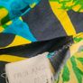 vintage 70s 80s navy yellow print Short sleeve dress Image 7
