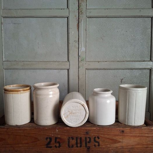 Marmalade Jars & Mustard Pot