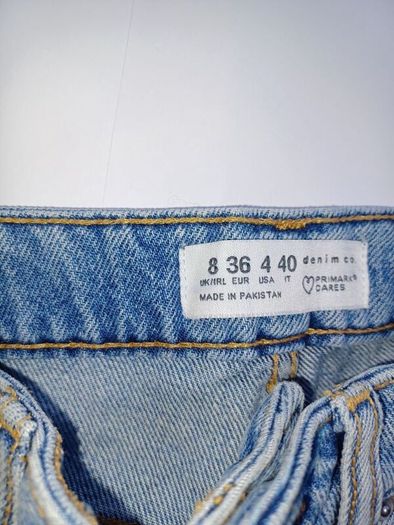 Ladies / Teen Girls T-shirt and Denim Shorts Size 8
