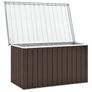 Garden Storage Box Brown Image 4