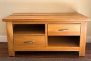 Oak Wooden TV Table