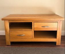 Oak Wooden TV Table