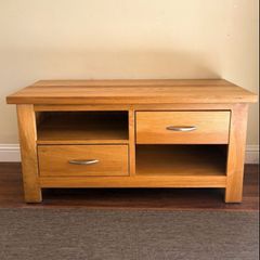 Oak Wooden TV Table