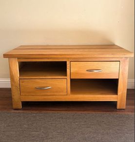 Oak Wooden TV Table