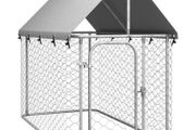 Outdoor Dog Kennel with Roof 200x100x150 cm