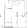 Mono Basin Mixer Sink Tap & Press Top Waste | Matt Black Image 6