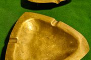 Arts and Crafts Brass Ashtrays