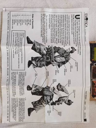 120mm ronin miniature by Pilipili Miniatures
