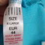 SAVIDA blue pearl neck top Sz XL (Fit 14-16UK) Image 5