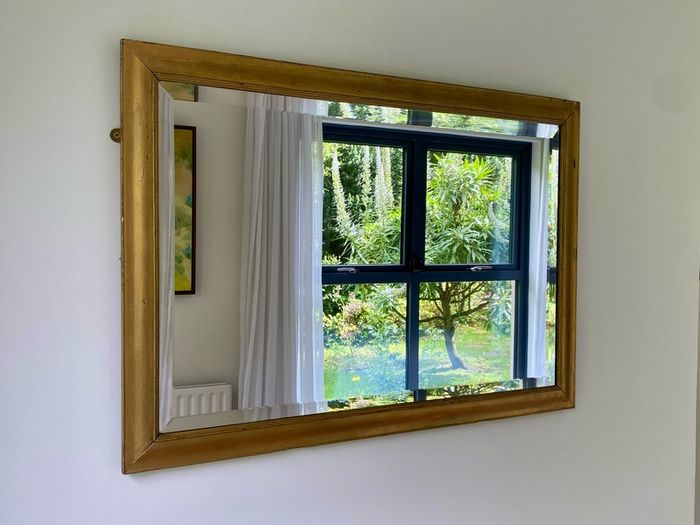 Vintage gold mirror