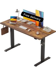 Electric Standing Desk, 120 x 60 cm Height Adjustable Sit Stand Desks