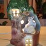 Vintage Handmade Studio Pottery lamp Image 8