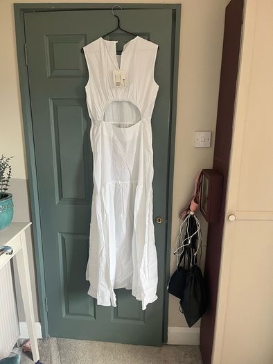 cos white dress
