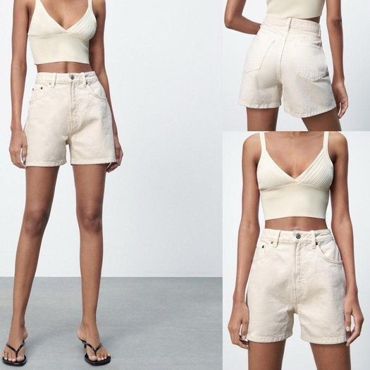 Zara denim shorts