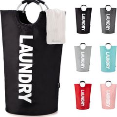 Caroeas 90L Collapsible Laundry Basket Waterproof Laundry Bag with Handles - Brand New