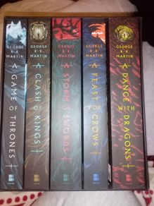 A Song Of Ice & Fire (A Game Of Thrones) Complete Boxed Book Collection