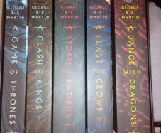 A Song Of Ice & Fire (A Game Of Thrones) Complete Boxed Book Collection