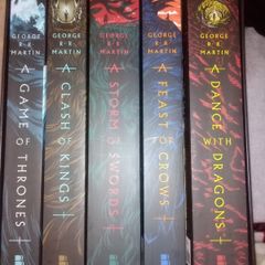 A Song Of Ice & Fire (A Game Of Thrones) Complete Boxed Book Collection