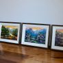 Set of 4 Framed Vietnamese-inspired Canvas Paintings Image 10