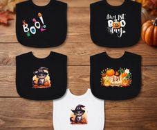 Halloween Baby Bibs - Various Designs