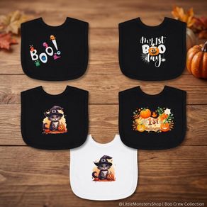 Halloween Baby Bibs - Various Designs