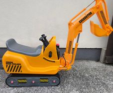 Kids excavator digger ride on