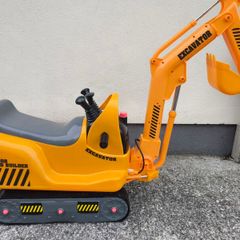 Kids excavator digger ride on