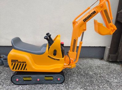 Kids excavator digger ride on