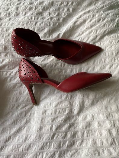NEXT Ladies maroon shoes size 5