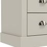 2 Drawer Bedside - Small Side Table, End Table with Storage for Bedroom - Chest of Drawers for Clothes - Organizers and Storage Cabinet for Hallway, Entryway, Living Room - Light Grey Image 9