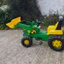 John Deere ride on toy tractor Image 5
