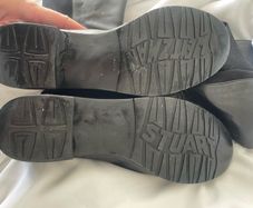 Genuine Stuart Weitzman flat leather over the knee boots