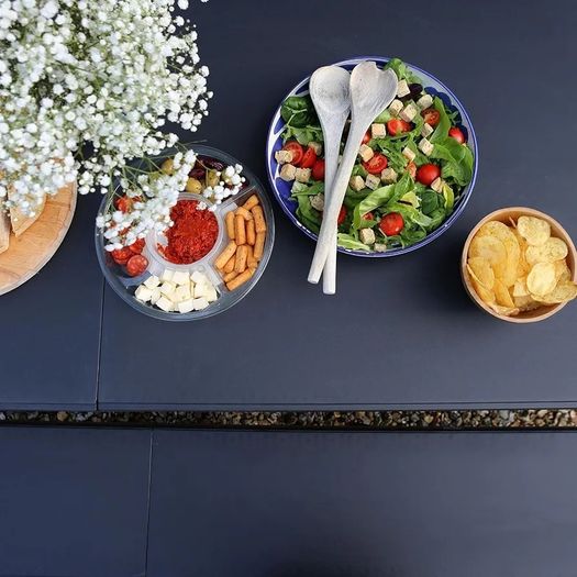 Rectangle Folding Trestle Tables 180cm 6ft  Black Pack of 2 Outdoor Folding Table for Picnic, BBQ, Garden, Camping, Wedding, Party Catering