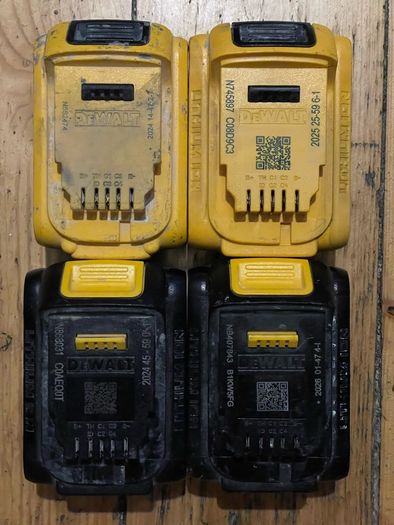 dewalt 4.0&5.0 batteries