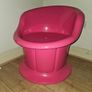 Ikea Pink Popptorp Chair Image 3