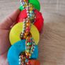 Chunky Shell Rings Multi Strand Braided Bead Statement Collar Necklace Image 4