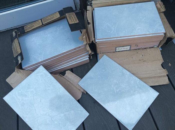 wall tiles light blue