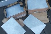 Wall tiles light blue