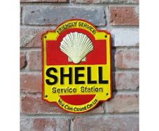 Shell Service Station Cast Iron HS331