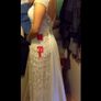 Vintage lace ivory wedding dress size 10 UK Image 7