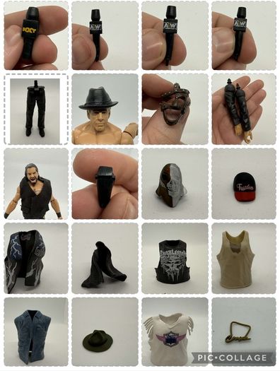 wwe Wwf WWE wrestling wrestlers figures Accesories ,Weapons & Clothing
