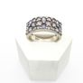 Vintage 925 Silver Amethyst Cluster Ring Image 6