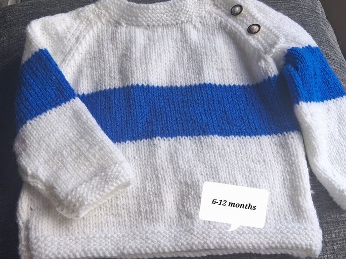 County colours hand knitted kids jumpers