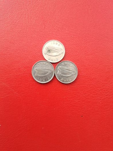 3 Irish 5p 1996/1998/2000