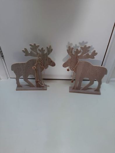 2026 Wooden reindeer