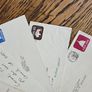 USA United States 12 Used Envelopes with Stamps and 2 Loose 4 Cent Stamps Image 7